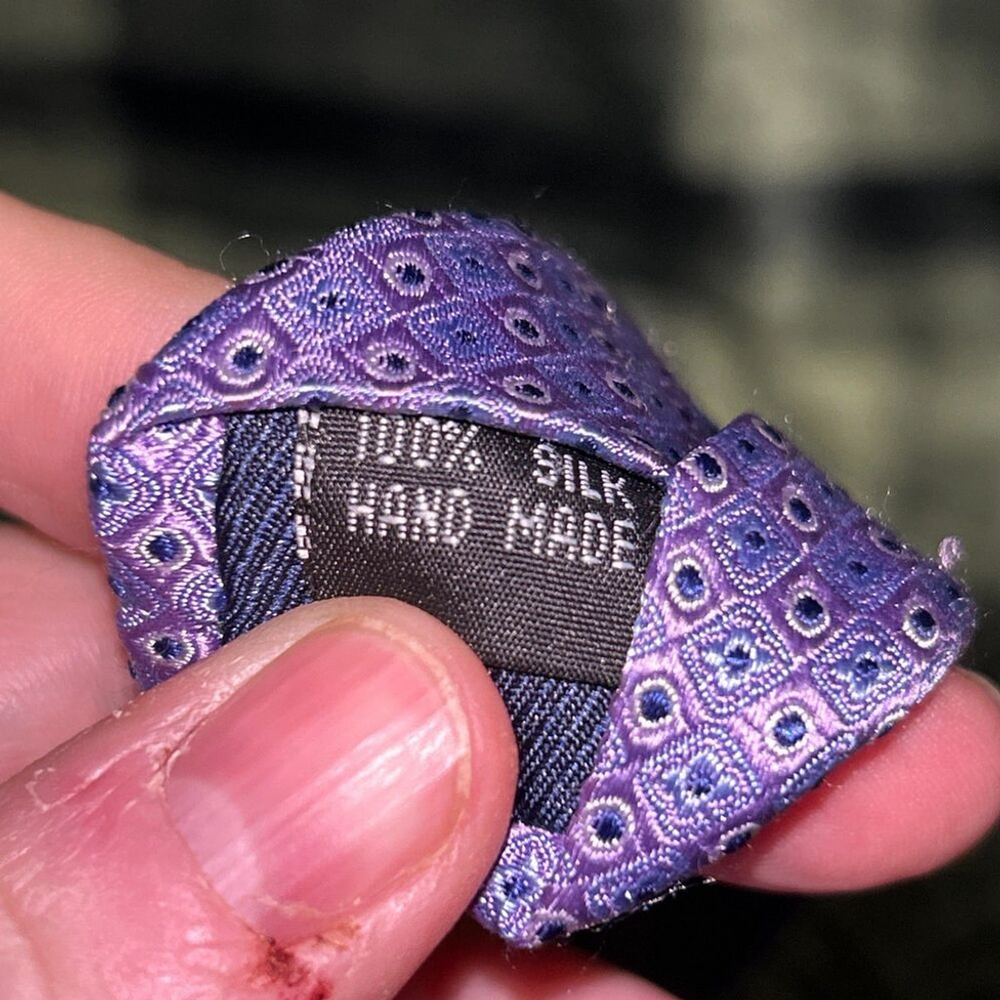 Bruno Piattelli Silk Tie Geometric - Picture 3 of 5